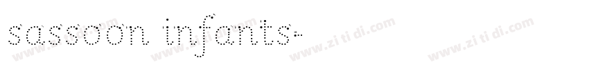 sassoon infants字体转换 sassoon infants字体转换